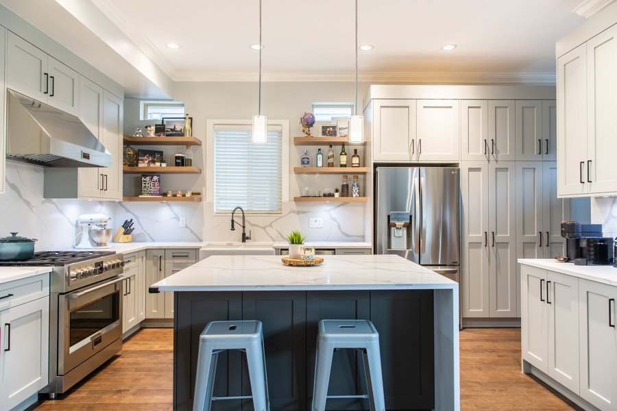 Vancouver Townhouse kitchen cabinets