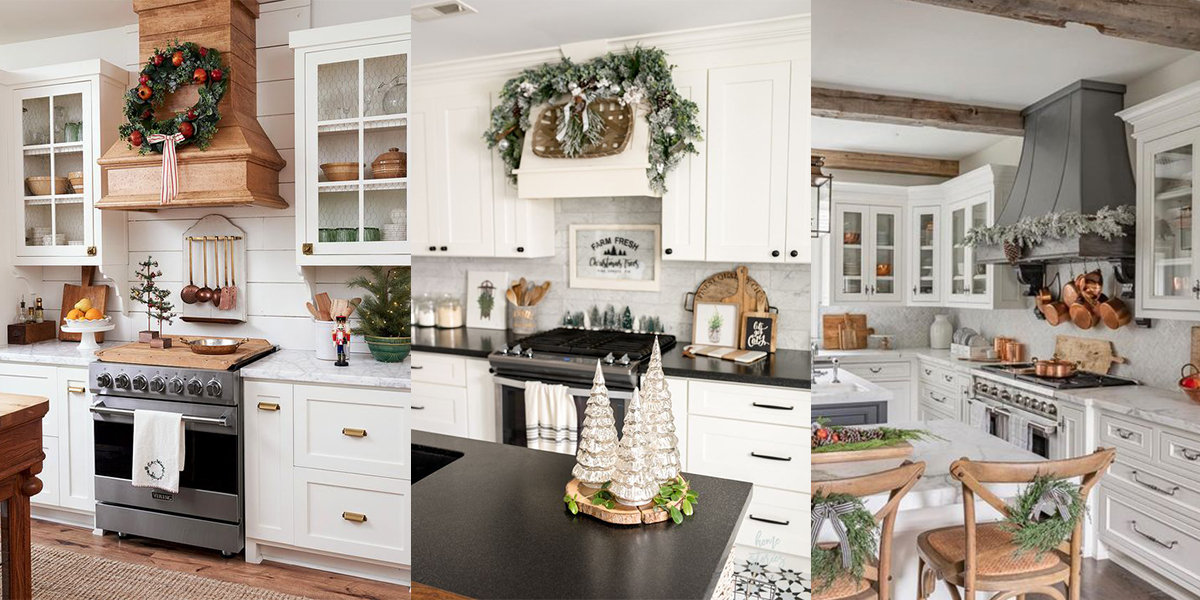 Holiday kitchen hood