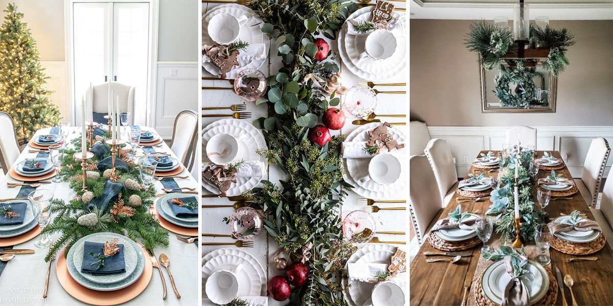 holiday kitchen table decorations
