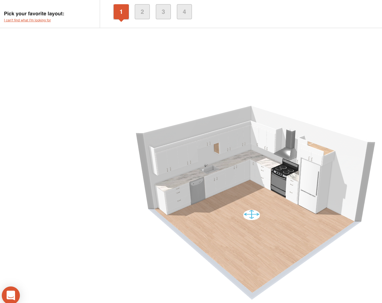 oasis kitchen template layout